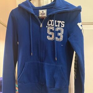 Indianaplis Colts zip up hoodie. Xs